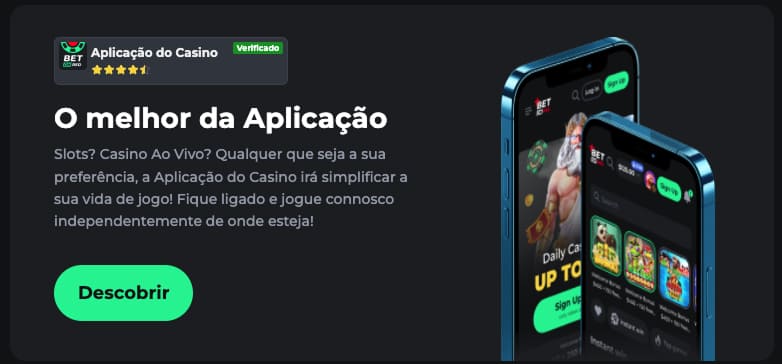 Aplicação móvel no nosso casino, tanto para as slots como para o casino ao vivo